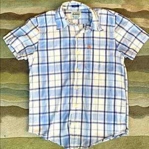 Abercrombie Plaid Short Sleeve Button-Up Shirt